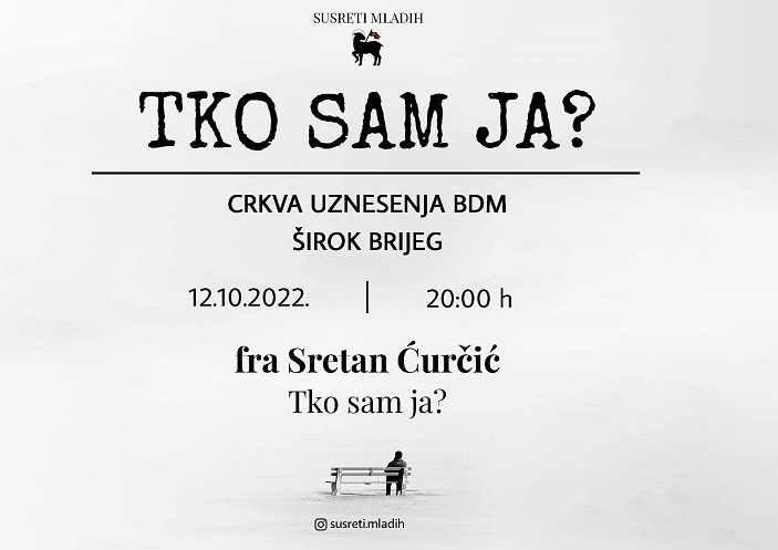 Fra Sretan Ćurčić gost je na prvom predavanju susreta za mlade na Brigu