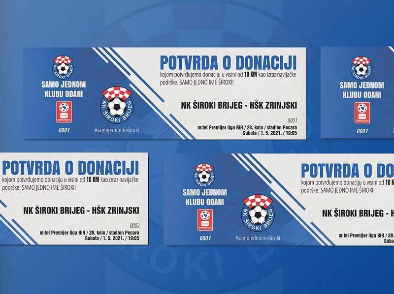 Svoju podršku momčadi s Pecare možete izraziti i kupnjom ulaznica za derbi susret protiv Zrinjskog