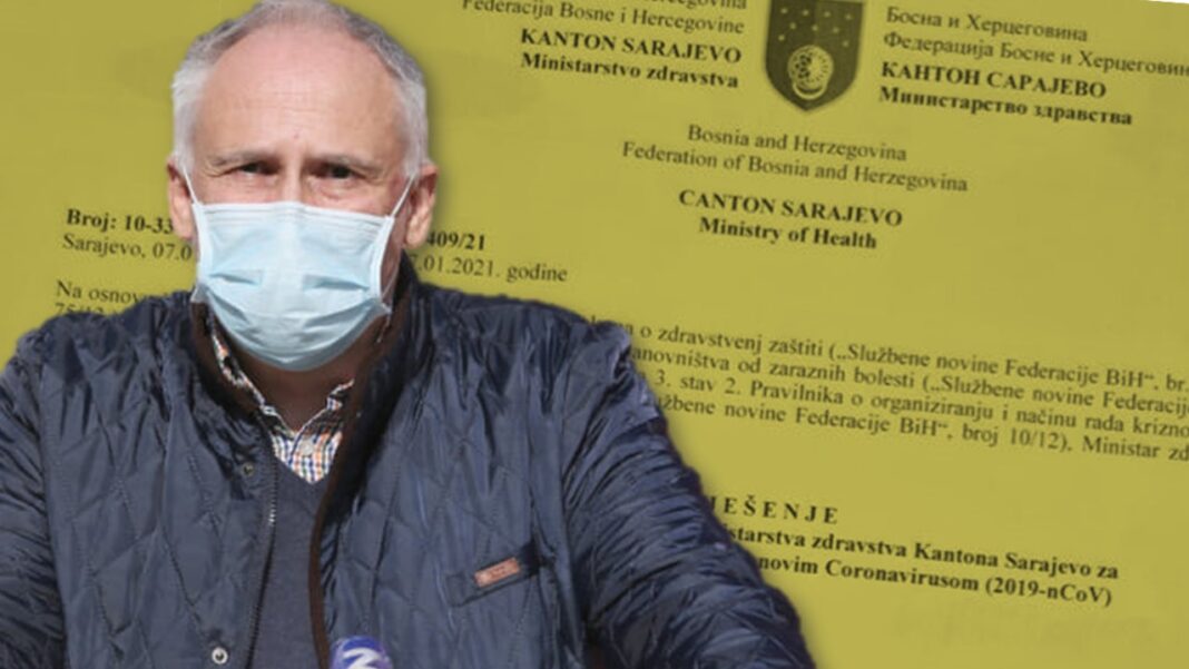 Podnijeta krivična prijava protiv ministra zdravstva KS zbog izjave o cijepljenju