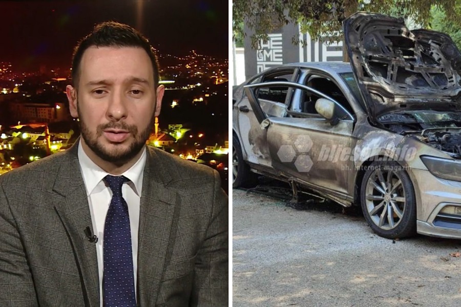 Zapaljen Zeljkin službeni automobil. Šalje mu se poruka da šuti tijekom istrage o kriminalu u Terminalima FBiH?