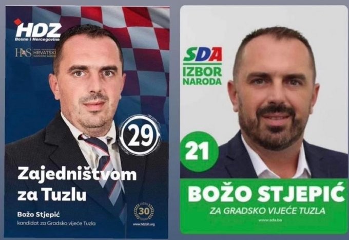 POŠTO OBRAZ? – Prije četiri godine bio kandidat HDZ-a, a sada je na listi SDA!