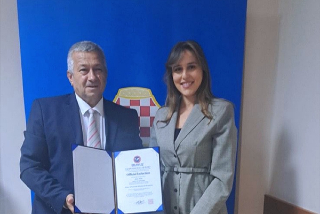 Ministrica Blagica Leko prepoznala trud Ante Nižića koji je Ljubuški doveo u Kuću slavnih -Taekwondo Hall of Fame
