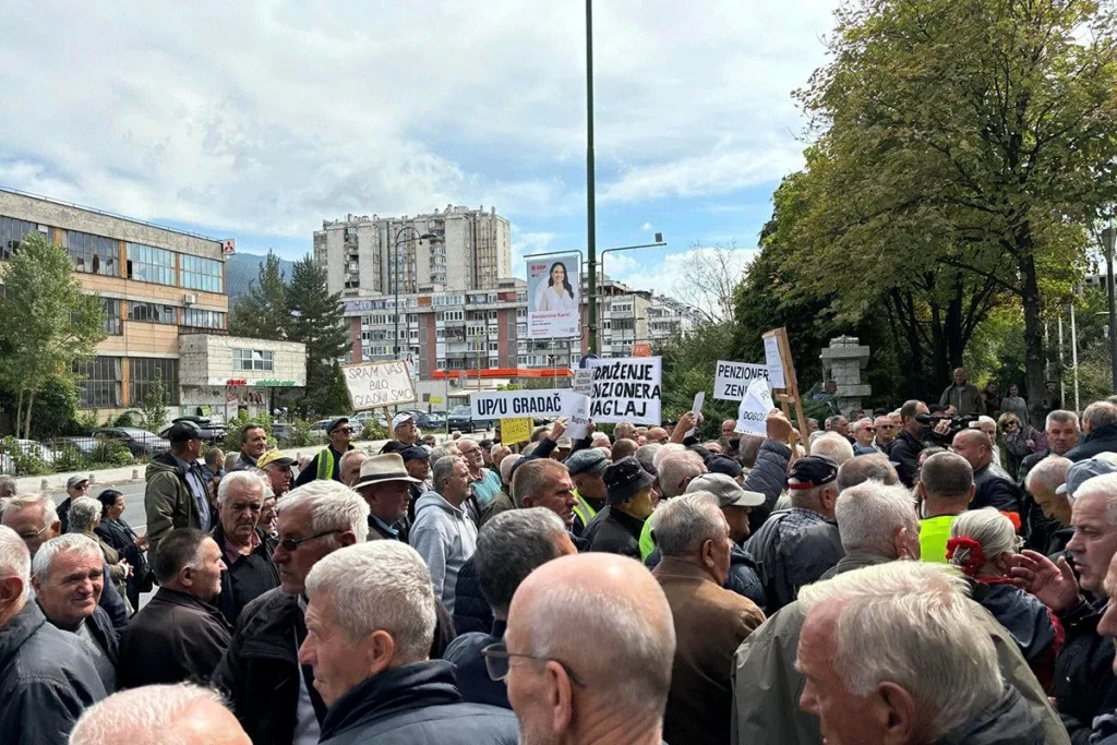 VIDEO  Umirovljenici nezadovoljni ishodom sastanka u Vladi FBiH