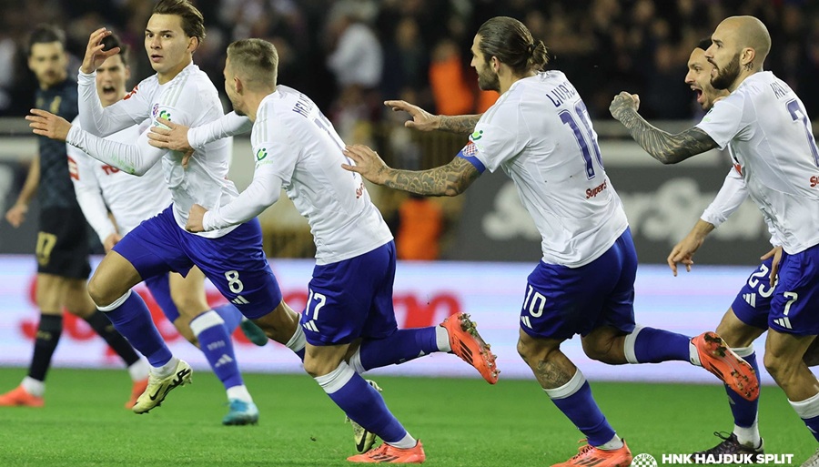 U grotlu Poljuda Hajduk je dobio Dinama