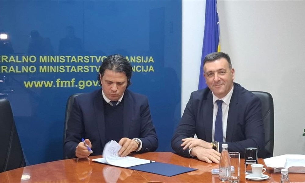 Predsjednik Vlade ŽZH u Sarajevu potpisao Ugovor o dodjeli 8.301.059,26 KM utvrđenih Proračunom Federacije BiH