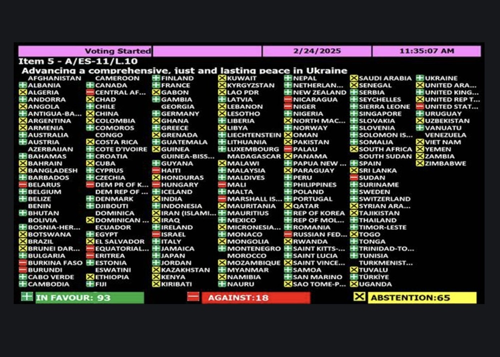 Amerika se u UN-u svrstala uz Putina, glasala protiv rezolucije o Ukrajini