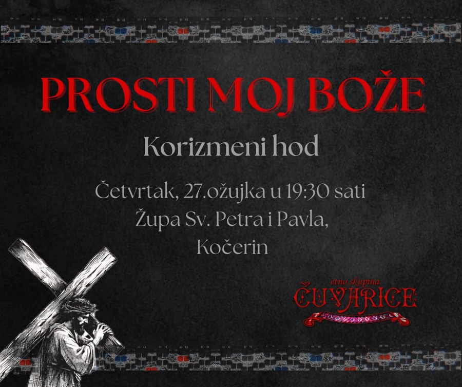Etno skupina Čuvarice iz Rame u četvrtak na Kočerinu