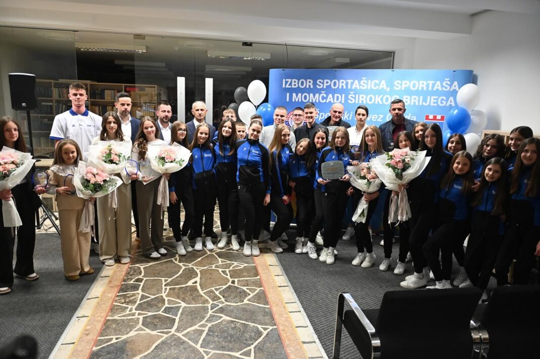 Izabrani najuspješniji športaši Grada Širokog Brijega za 2024. godinu