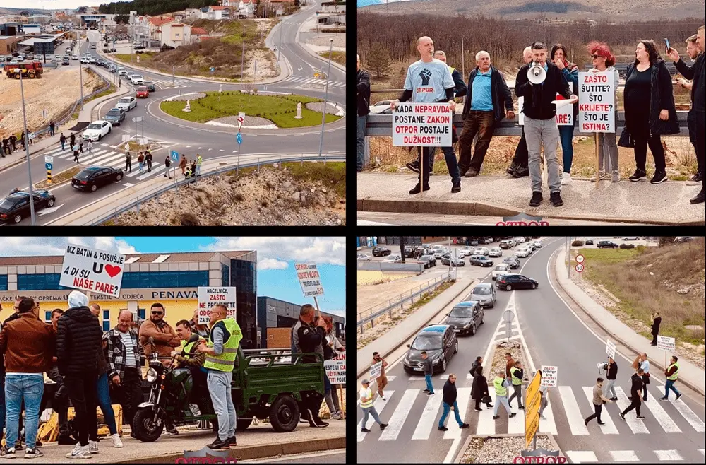 VIDEO: Prosvjed upozorenja uputio jasnu poruku čelnim ljudima Posušja i Batina!