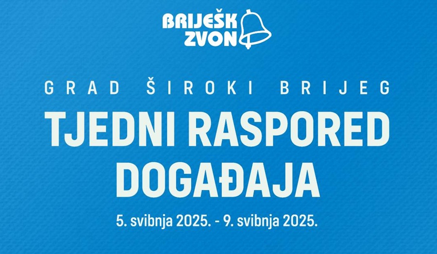 NAJAVA: Tjedni niz kulturnih i memorijalnih događanja u sklopu „Briješka zvona 2025.“ od 5.-9. svibnja