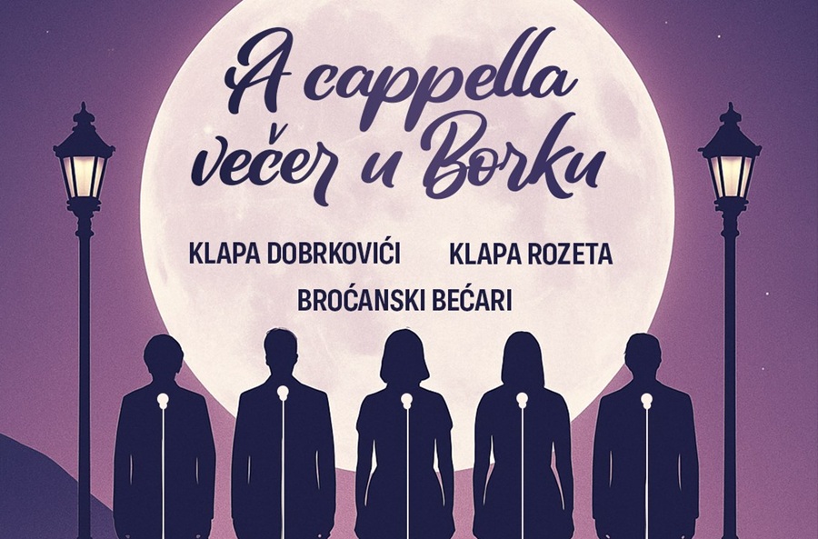 NAJAVA: A capella večer u Borku