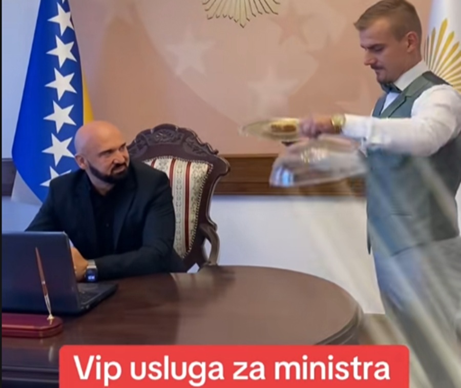 Baklava u ministarstvu: Show kriminalca Rame Isaka šokira javnost!