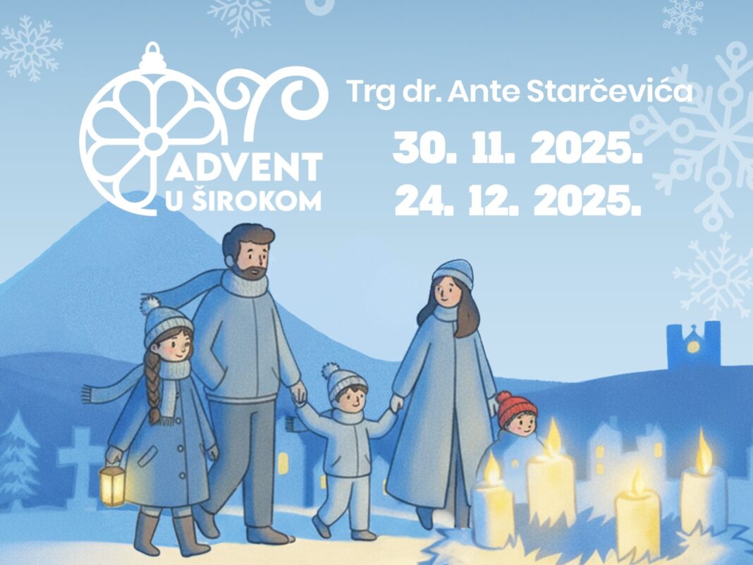 JAVNI POZIV za zakup kućica za izlaganje i prodaju proizvoda za vrijeme trajanja manifestacije „ADVENT U ŠIROKOM“
