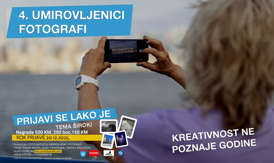 Poziv umirovljenicima na sudjelovanje u 4. foto natječaju