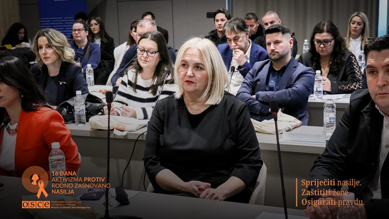 Misija OESS-a u Bosni i Hercegovini završava kampanju „16 dana aktivizma“ tematskom sesijom u Širokom Brijegu