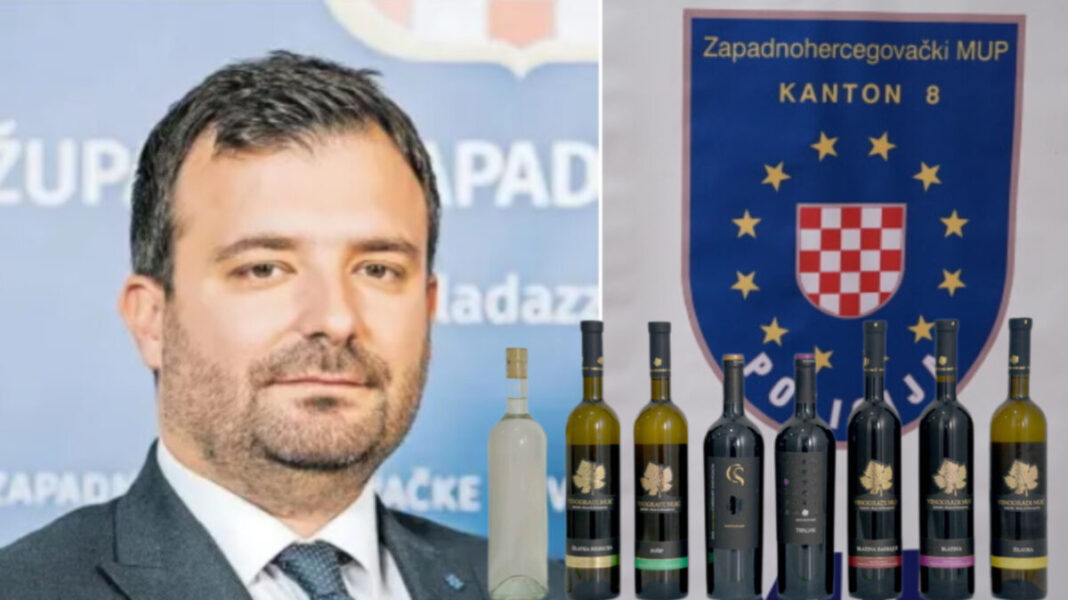 Dok se policiji steže remen, MUP ŽZH troši tisuće maraka na darovne pakete s vinom