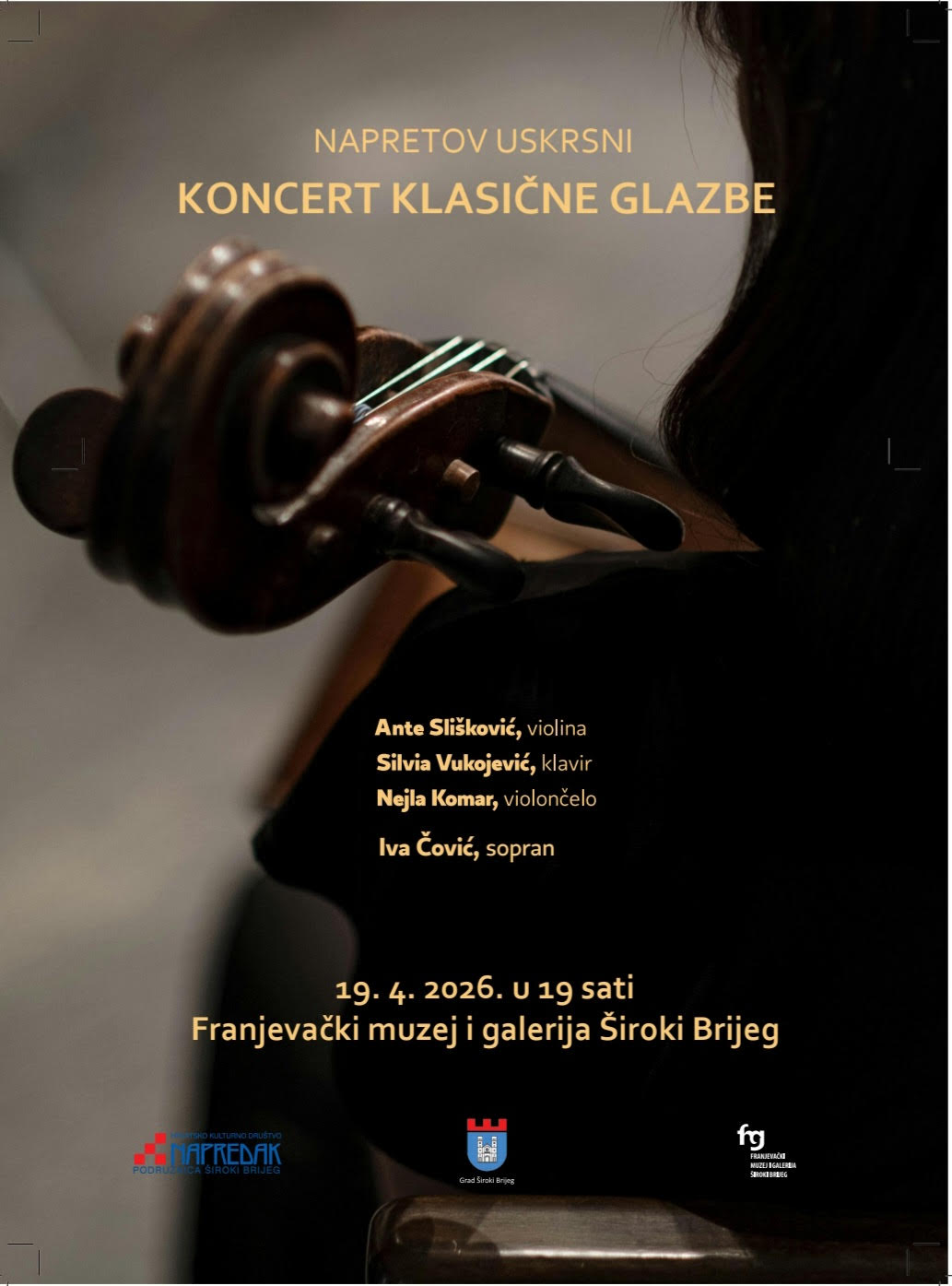 Napretkov uskrsni koncert klasične glazbe u Širokom Brijegu