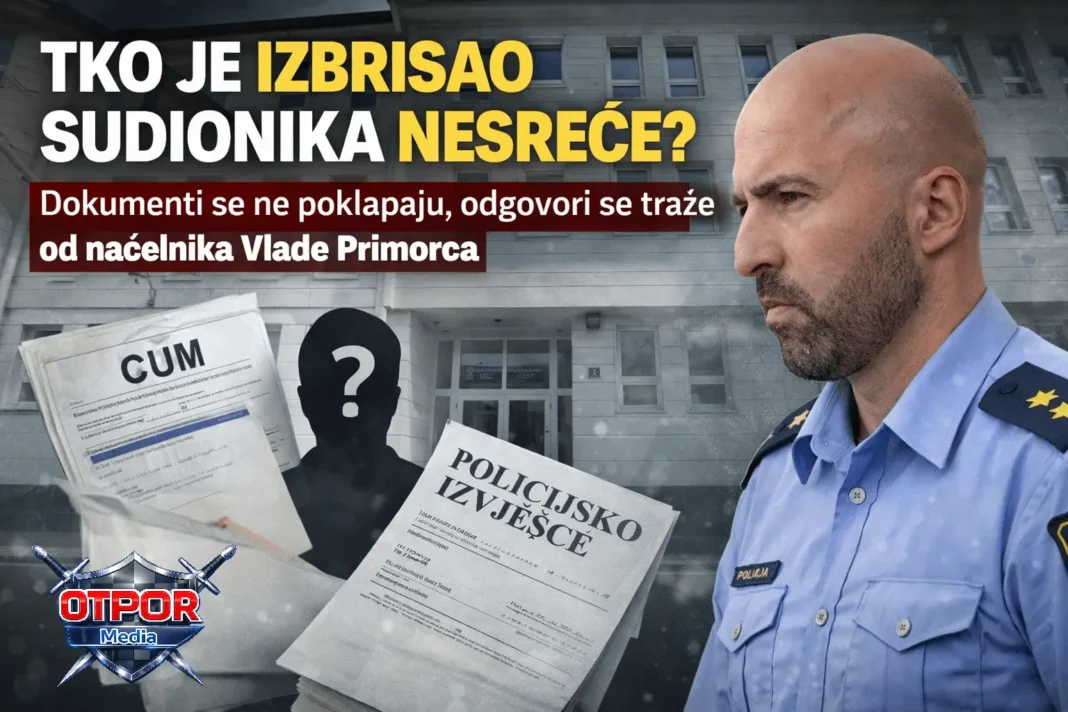 TKO JE IZBRISAO SUDIONIKA NESREĆE? Dokumenti se ne poklapaju, odgovori se traže od načelnika Vlade Primorca
