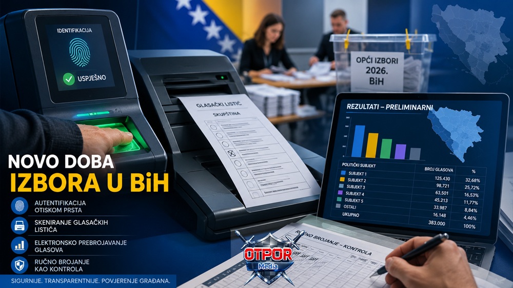 MRTVI POČIVAJTE U MIRU: Otisak prsta, skeneri i elektroničko prebrojavanje glasova stižu na birališta u BiH