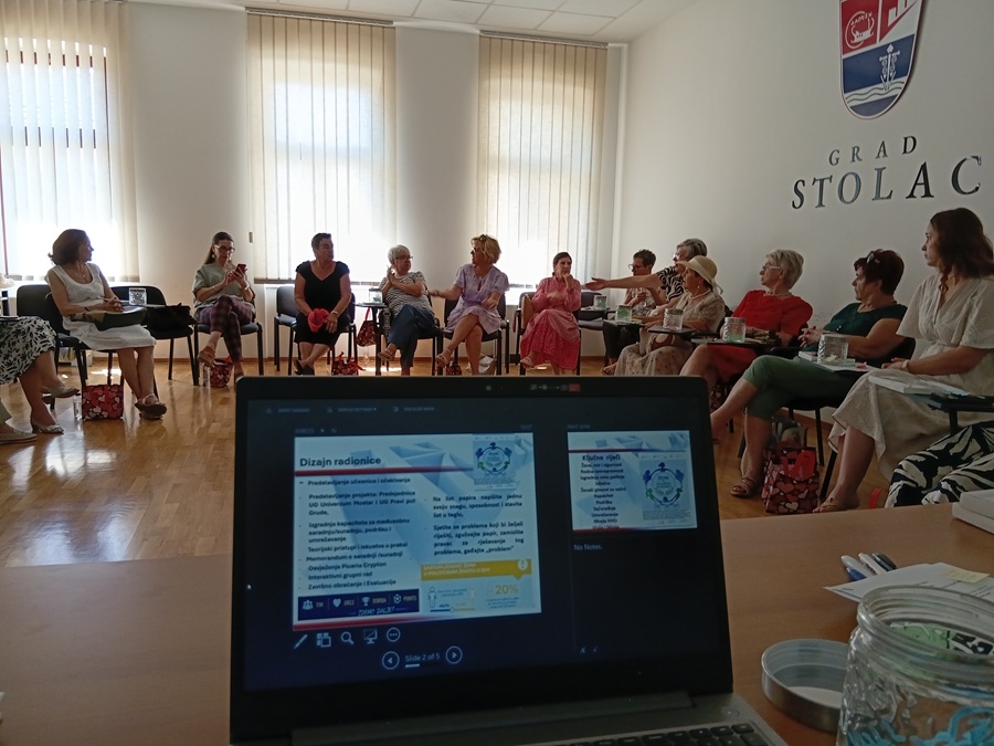 Ženske snage Hercegovine u akciji: U Stocu održana radionica za izgradnju mira i sigurnijih lokalnih zajednica!