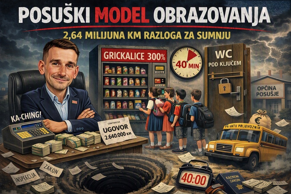 Posuški model obrazovanja ili 2,64 milijuna KM razloga za sumnju